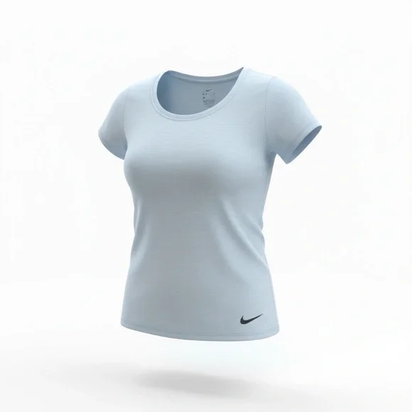 Nike Women's Dri-Fit Blue, Light Blue, Light Gray Scoop Neck Tees. Size S - Picture 6 of 9